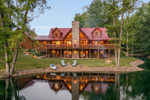 Lake View Log Home