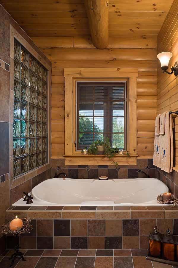 Livengood Log Home - Bathroom
