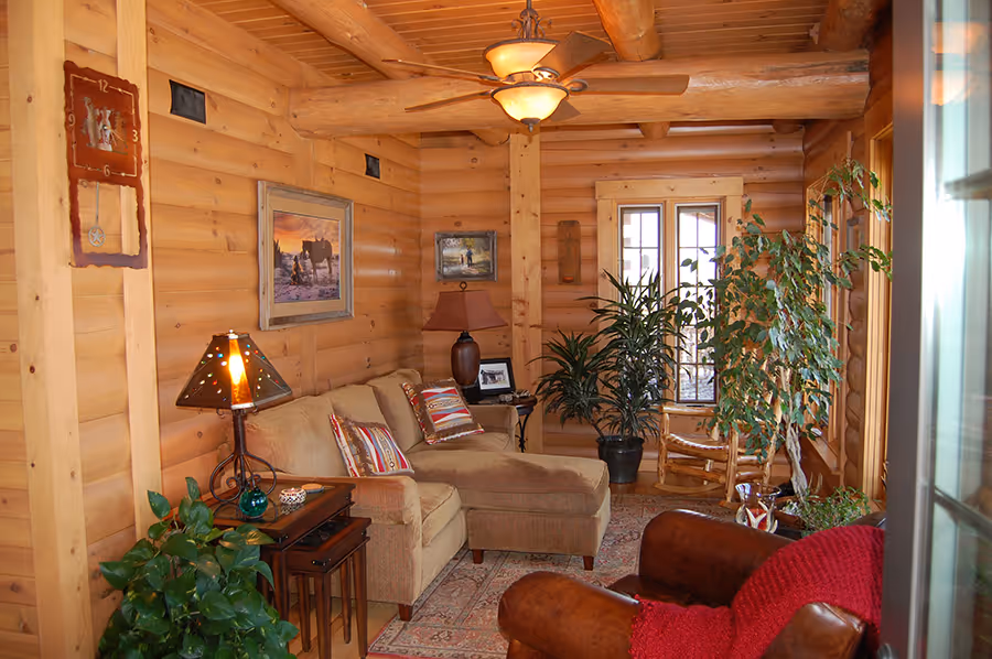 Livengood Log Home - Living Room 2