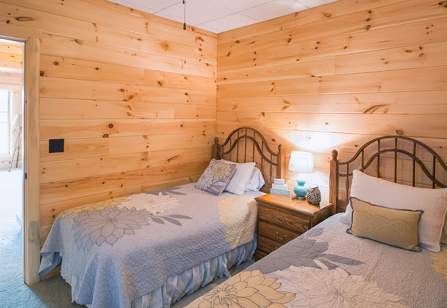 Custom Log Home - Bedroom 3
