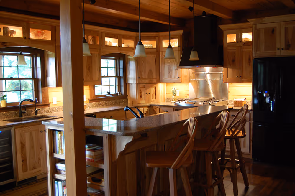 Caldwell Log Home - Bar