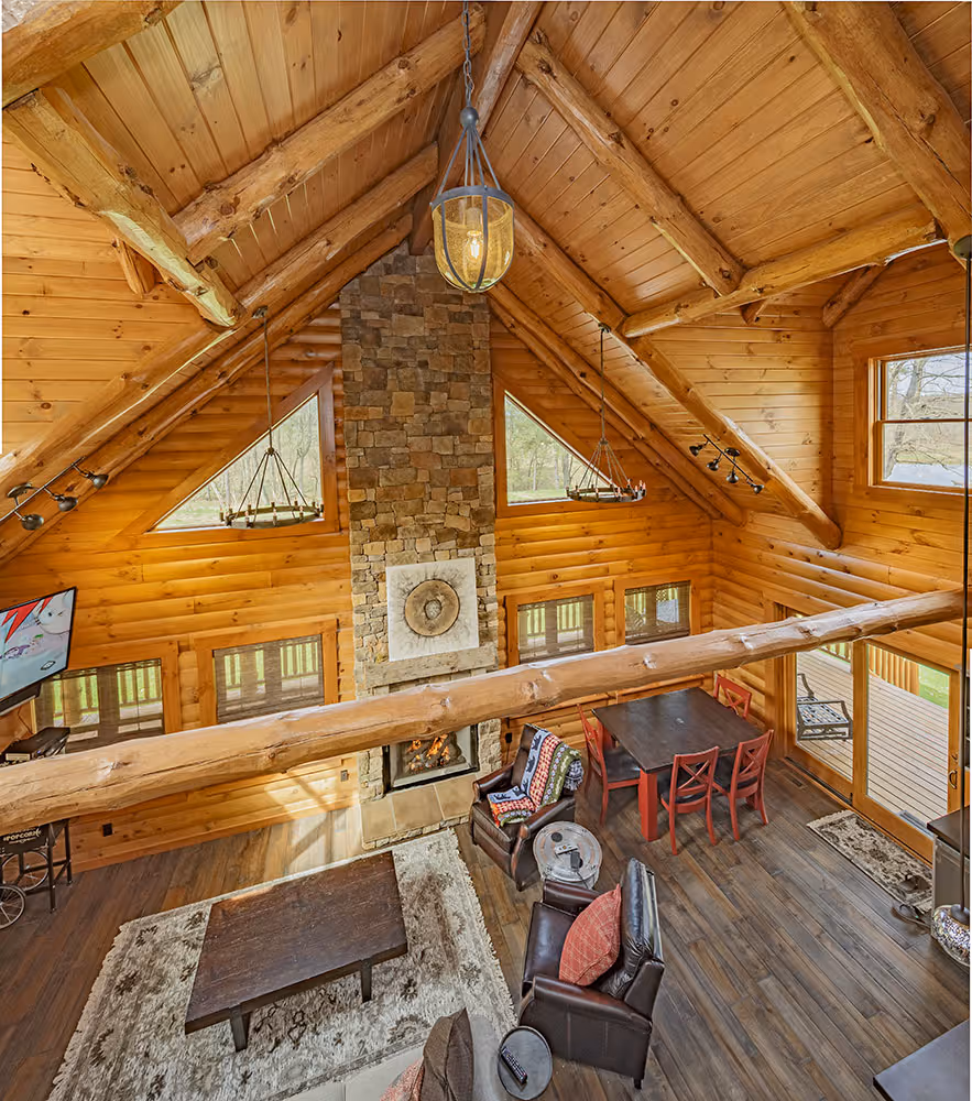 Nero Log Home - Living Room 3