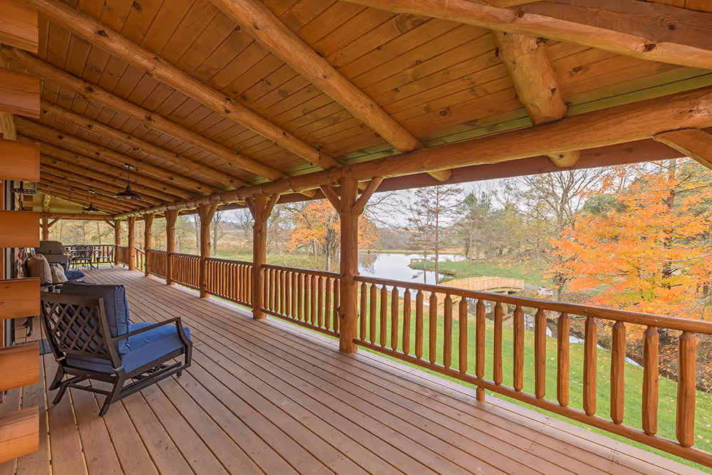Nero Log Home - Porch 2