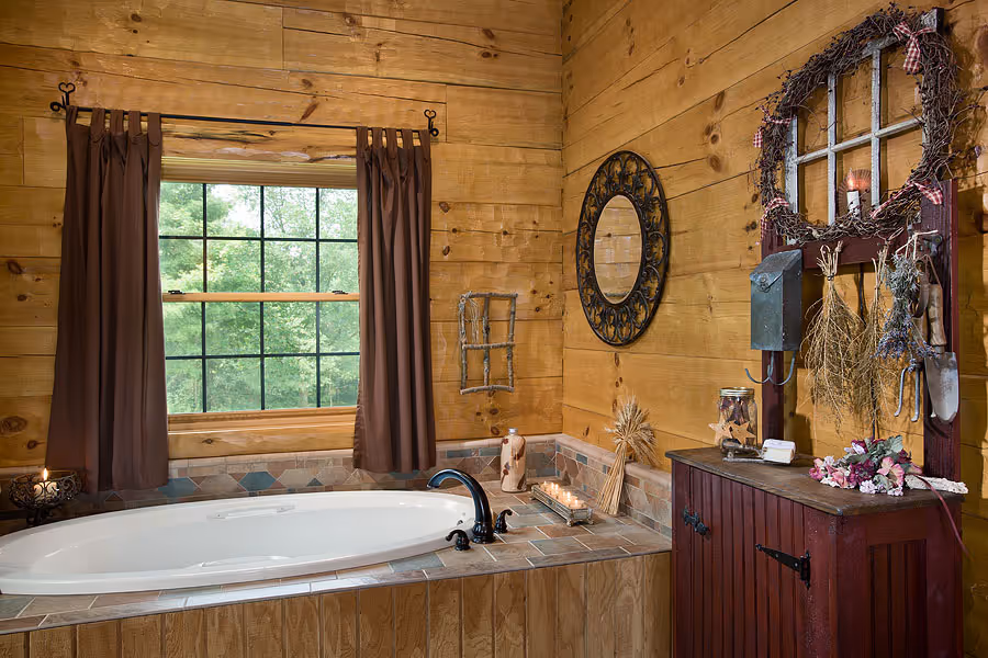 Conlin Fork Log Home - Bathroom