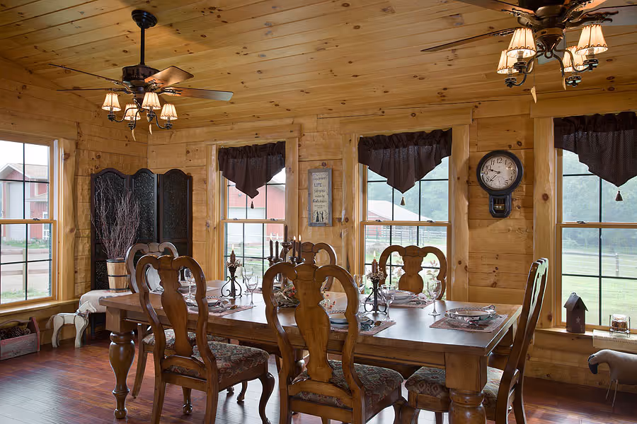 Conlin Fork Log Home - Dining