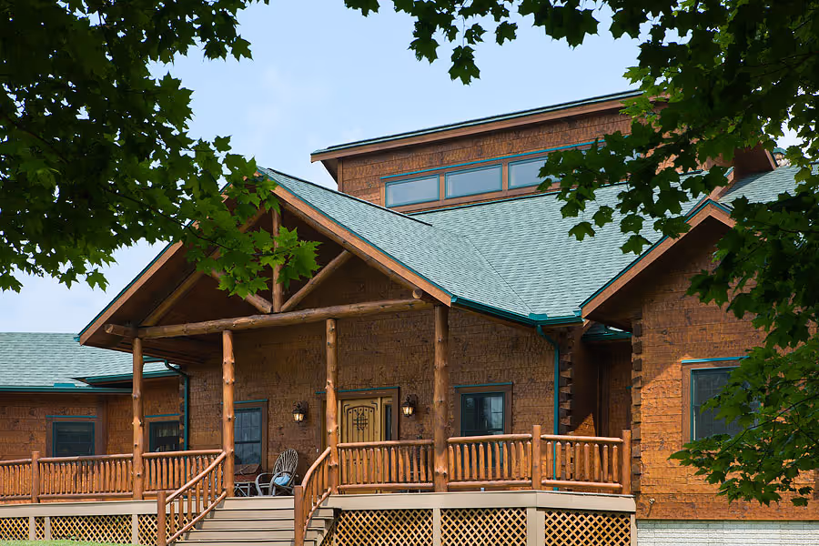 Conlin Fork Log Home - Exterior Porch