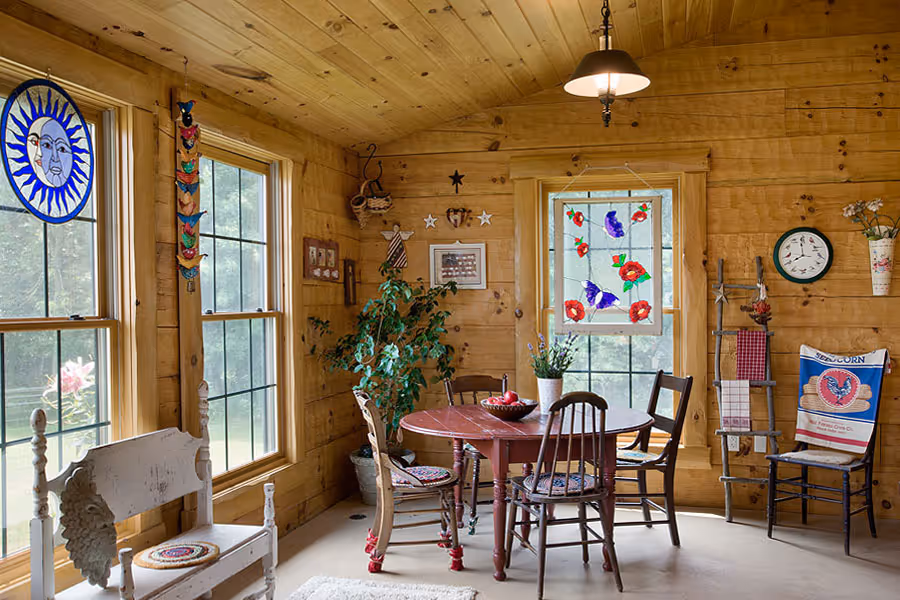 Conlin Fork Log Home - Three Season Room