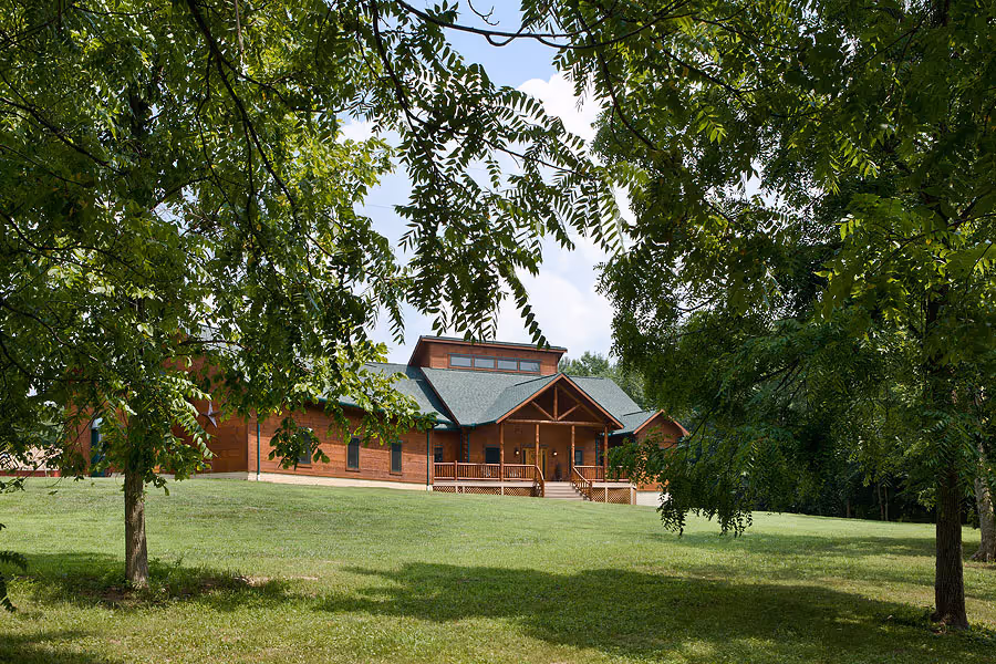 Conlin Fork Log Home - Exterior Front Yard