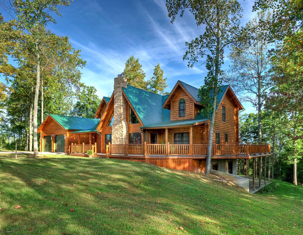 McGinnis Log Home - Exterior