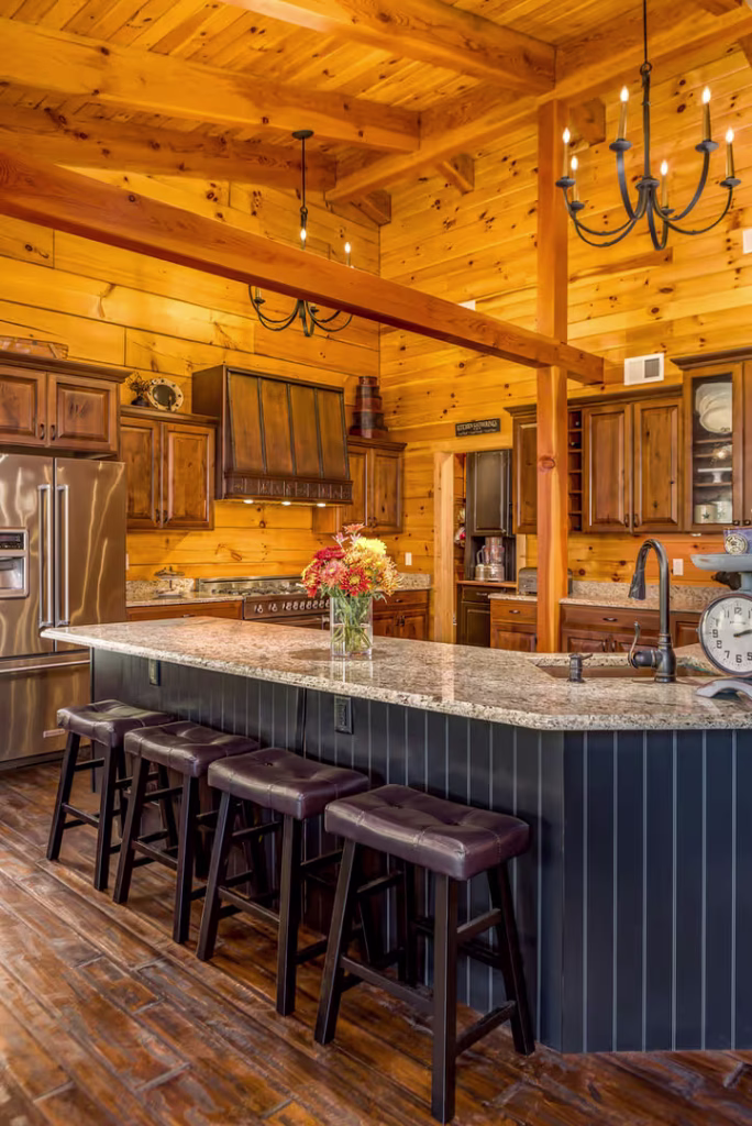 Sloane Ranch Log Home - Bar