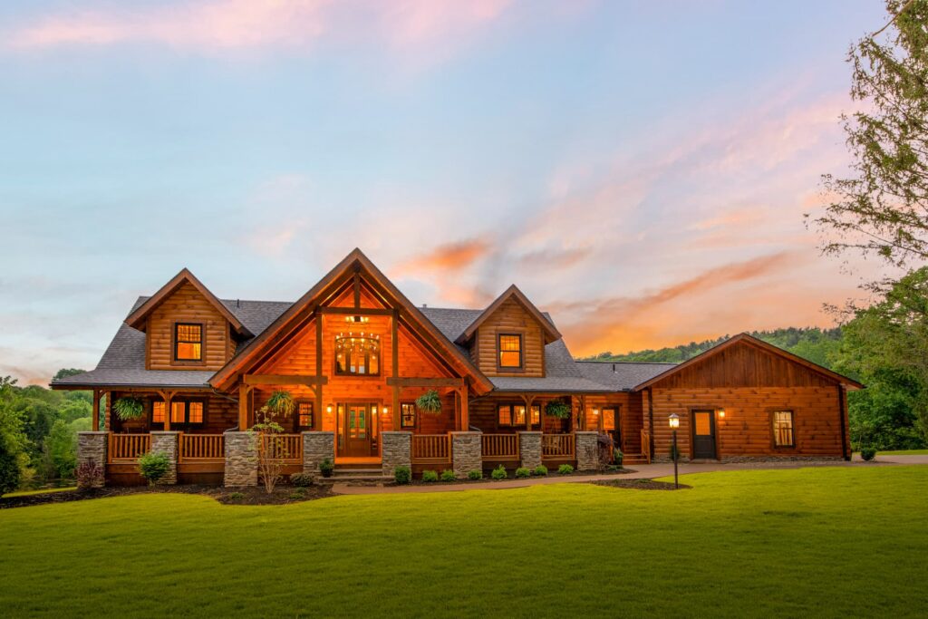 Hochstetler log home teton
